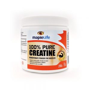 MapleLife 100% Pure Creatine 200g 5g per serving