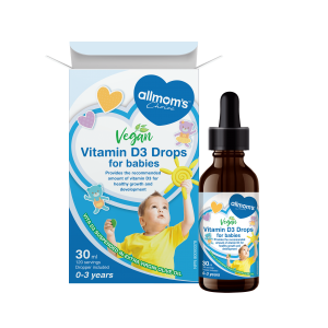 allmom's Choice vegan Vitamin D3 Drops for babies 30ml 120 servings