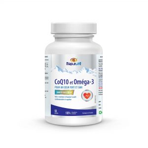 MapleLife CoQ10 et Omega-3 60 gelules