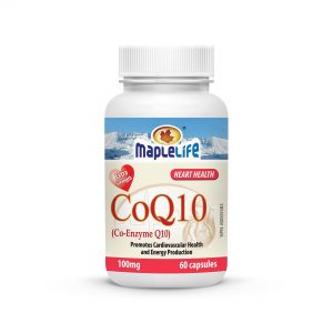 MapleLife CoQ10 (Co-Enzyme Q10) 100mg 60 Capsules