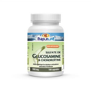 MapleLife Sulfate De Glucosamine & Chondraitine 900mg 100 capsules