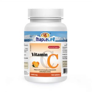 MapleLife Vitamin C 1000mg 100 tablets